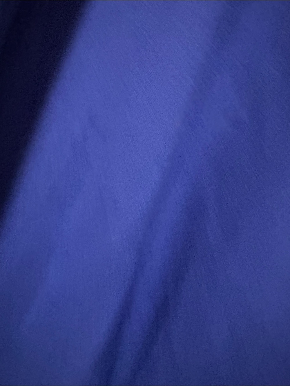 Surplice Draped Blouse in Cobalt Blue - Picture 2 of 5